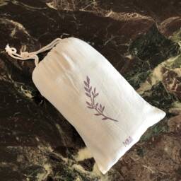 Block Printed Bath Towel, 60/40 Cotton/Bamboo Beach Towel - thumbnail 4