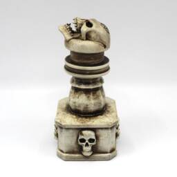Vampire Skull Wine Stopper Gothic Halloween Decor, Dracula Fangs Fridge Magnet - thumbnail 3