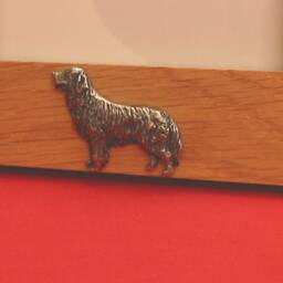"Golden Retriever Landscape Real Oak Picture Frame 4"" X 6" - thumbnail 2