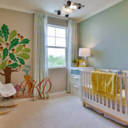 Nursery Tree Wall Decal, Forest Animals, Kids Room Decor - thumbnail 2
