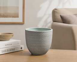 Rough Ceramic Pot Curved