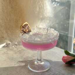 Pink Margarita Candle, Cocktail Candles, Scented Realism Gel Wax - thumbnail 3
