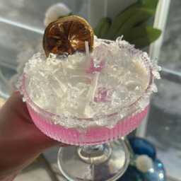 Pink Margarita Candle, Cocktail Candles, Scented Realism Gel Wax - thumbnail 4