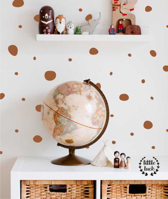 Wall Stickers Spots - Dots Confetti Circles Self-Adhesive Decoration Wall in Different Colors Children's Room - image 1