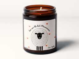 Mothers Day Gift Ewe Are The Best Personalised Message Soy Wax Candle - thumbnail 1