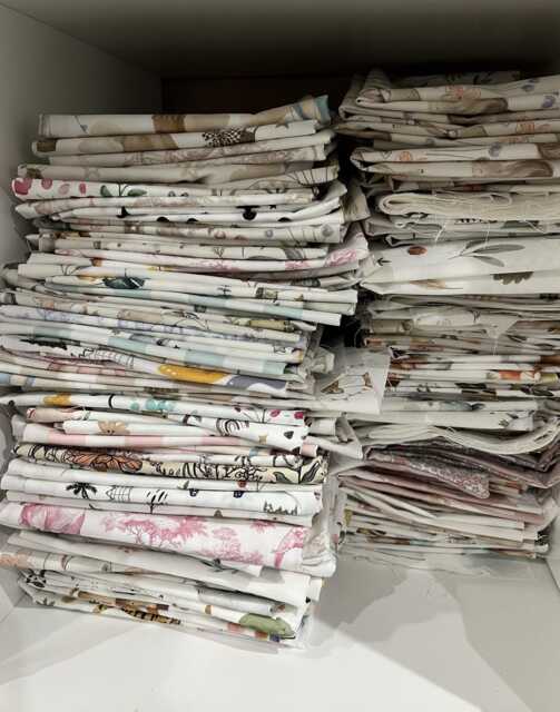 Fabric Scraps For Bunting, Offcuts, 100% Cotton, Mixed Fabrics, Cotton Remnants, Fabric, Quilting, Bunting Fabric - image 1