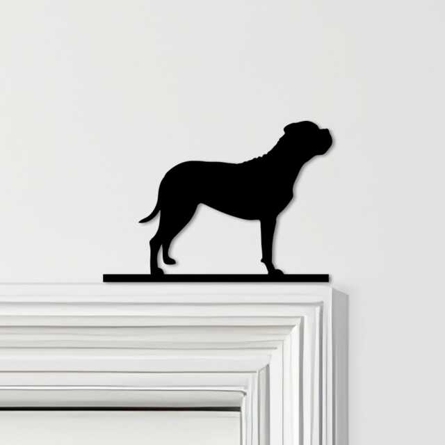 Door Topper Bullmastiff Dog Various Colours Top Of Decorative Sign - Sign, Novelty Wall Decor, Frame Art, Art - image 1