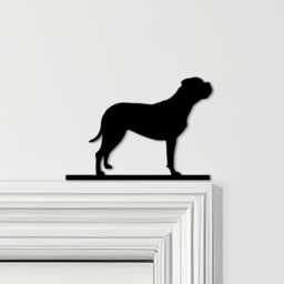 Door Topper Bullmastiff Dog Various Colours Top Of Decorative Sign - Sign, Novelty Wall Decor, Frame Art, Art - thumbnail 1