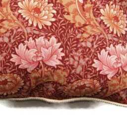 Sanderson William Morris Chrysanthemum Minor, Arts & Crafts, Pink Oblong Lumbar Cushion Cover, Throw Pillow Home Decor 12 X 20 Ins - thumbnail 3