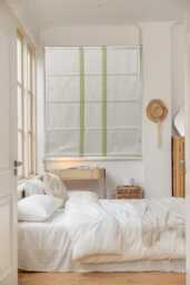 85 Colors Custom Roman Shades With Chain Mechanism, Hardware Include, Window Blind, Window Treatment, Cotton Blend Roman Blind - thumbnail 1