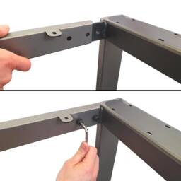 Square Industrial Table Base - thumbnail 4