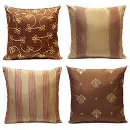 Milk Chocolate Pillow, Throw Pillow Cover, Decorative Cushion Pillowcase, Accent Toss Taffeta Pillow - thumbnail 3
