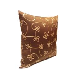 Milk Chocolate Pillow, Throw Pillow Cover, Decorative Cushion Pillowcase, Accent Toss Taffeta Pillow - thumbnail 2