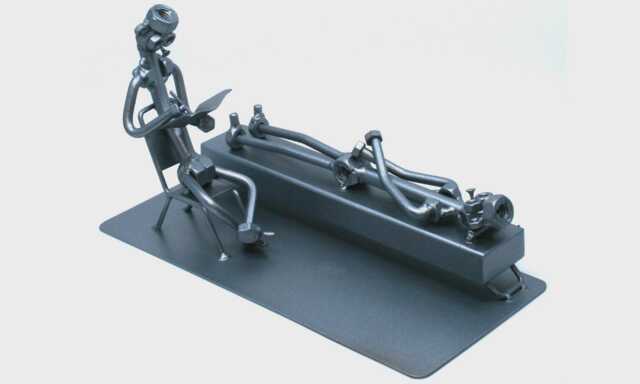 Psychologist Gift - Metal Figurine, Therapist Sculpture, Counselor Office Decor - image 1