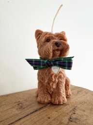 Yorkshire Terrier Dad Gift, Christmas Teacup Yorkie Novelty Gift For Mum Decorative Memorial Dog Candle Gift - thumbnail 1