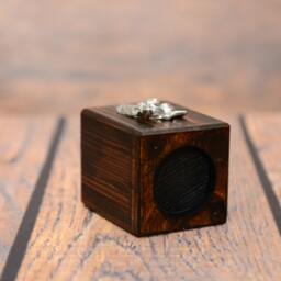 Chinese Crested Dog - Wooden Candlestick With Dog, Souvenir, Decoration, Limited Edition, Collection - thumbnail 3