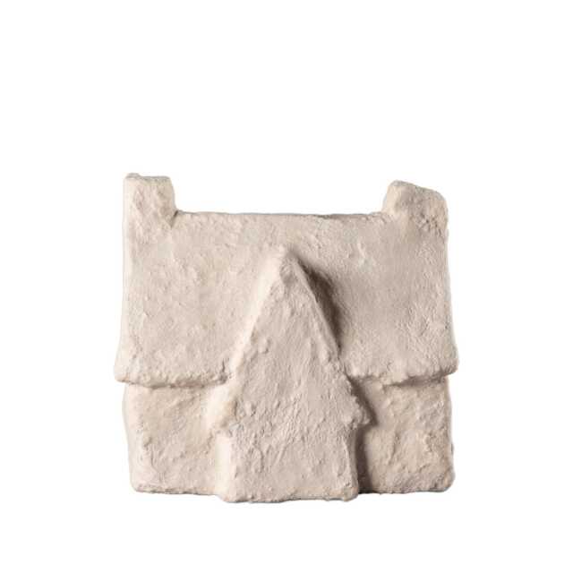 Little Japandi House - Original Sculpture Beige Wabi Sabi Decor Minimalist Art Handmade By Scandinavian Designer Laurie Poast - image 1
