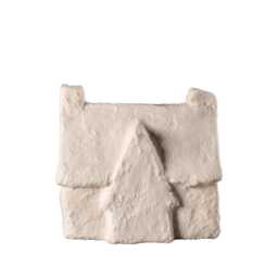 Little Japandi House - Original Sculpture Beige Wabi Sabi Decor Minimalist Art Handmade By Scandinavian Designer Laurie Poast - thumbnail 1