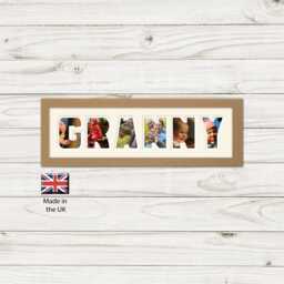 Granny Photo Frame Word Name Special Gift Mother's Day 60-Cc By Photos in A Word - thumbnail 1