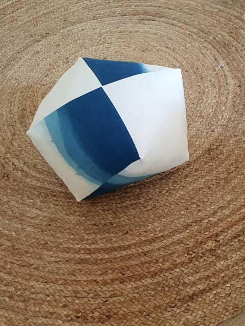 Otedama Pillow, Indigo Dyed - Large - image 1