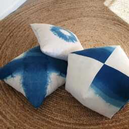 Otedama Pillow, Indigo Dyed - Large - thumbnail 3