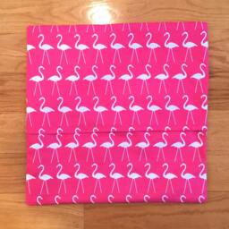 Pink Flamingo Pillow Cover, Pink Flamingo Throw Pillow, Decorative Bedroom Pillowcase, Cushion Cover 16x16 - thumbnail 4