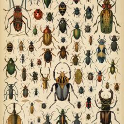 Bugs, Insects, Beetles, Wall Hanging, Spain, Pull Down Chart, Natural History, Garden Lover, Nature, Vintage Image, Antique Art, 1890S - thumbnail 3