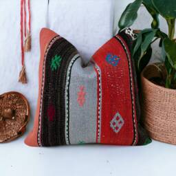 Kilim Pillow Cover 20x20 Inches/50x50 cm - thumbnail 3