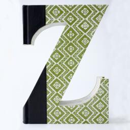 Book Letter - Z Book Art, Cut Letters, Unique Engagement Gift, Out, Home Decor, Baby Gift For Bride, Wall - thumbnail 1