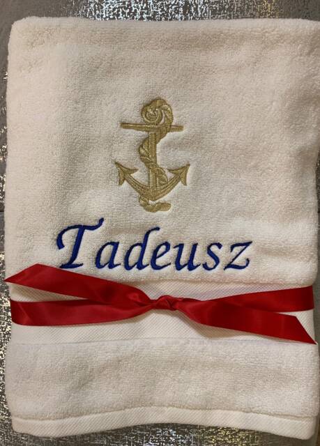 Anchor Bath Towel - image 1