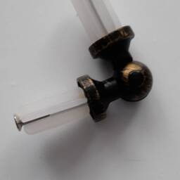 Bay Window Vintage Black Curtain Pole Connector 16mm - Pack Of 1 - thumbnail 4