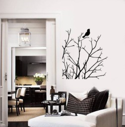 Branches Bird Vinyl Wall Decal Nature Art Tree For Any Room Home Decor Stickers Mural - #2668Di - thumbnail 1