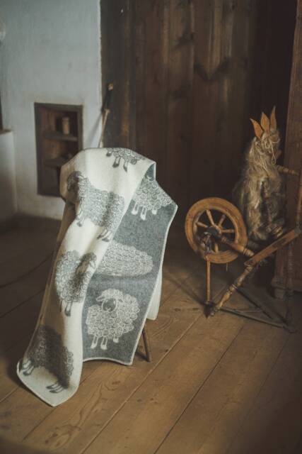 Multiple Colors Wool Blanket Natural New Zealand 130x200cm, Double-Sided, Reversible Blanket, Throw Plaid Warm With Sheep, Gift - image 1