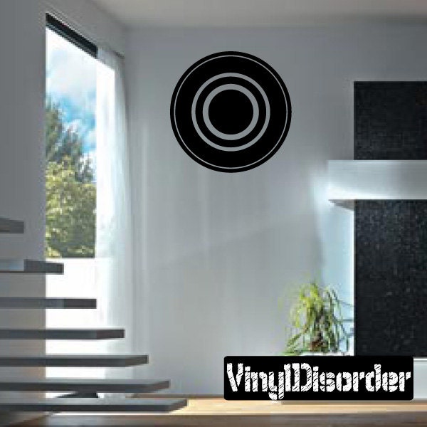 Shapes Circle Vinyl Wall Decal Or Car Sticker - Mv009Et - image 1