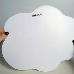Cloud Wavy Mirror Wall Decor, Oval Squiggle For Nursery, Asymmetrical Decorative Mirror, Funky Aesthetic Room Accent - thumbnail 2
