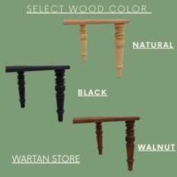 Ottoman Rug Bench/Turkish Upholstered Wood Work Coffee Table Living Room Dining Piano - thumbnail 4