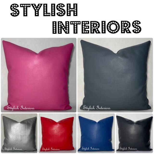 Hi-Quality Handmade Semi Pu Reversible Bed Cushion Cover Sofa Pillowcase - image 1