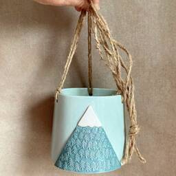 Handmade To Order Ceramic Mountain Planter - thumbnail 4