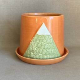 Handmade To Order Ceramic Mountain Planter - thumbnail 2