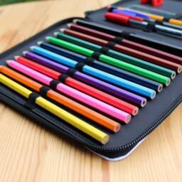 Pencil Case, Pencil Pouch, Fairy, Elf, Unicorn Fm101 - thumbnail 2