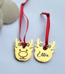 Personalised Christmas Decoration, 2022, 2022 Bauble, Family Ornament, First Christmas, Baby's Bauble