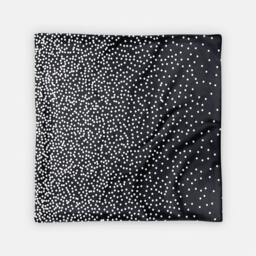 Dotty Throw Pillow. 18x18 Pillow Case. Black White Graphic Cushion. Polka Dot Sofa Modern Decorative - thumbnail 2