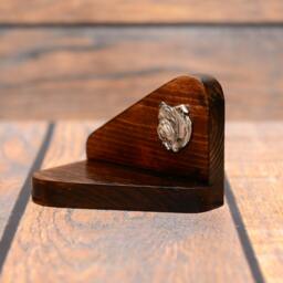 Bulldog, English Bulldog - Wooden Candlestick With Dog, Souvenir, Decoration, Limited Edition, Collection - thumbnail 2