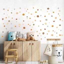 Hand Drawn Polka Dots Decals, Irregular Dot Wall Stickers, Dalmatian Spots Decal, Imperfect Sticker Nursery, Kids Room Decal - thumbnail 4
