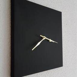 "Wall Clock ""Black - Gold" - thumbnail 3