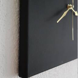 "Wall Clock ""Black - Gold" - thumbnail 4