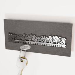 Flowers Souvenir Gift Tube - Decorative Floral Keepsake With Assorted Blossom Motifs Perfect Travel Memorabilia - thumbnail 2