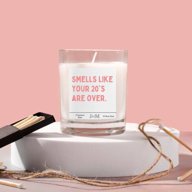 30Th Birthday Candle Gift Set. 20's Are Over. Have Expired Candle For 20Th Birthday - image 1