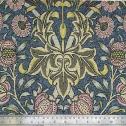 Custom Made William Morris Lily & Pomegranate Jewel Blackout/Lining Curtains 3 - thumbnail 2