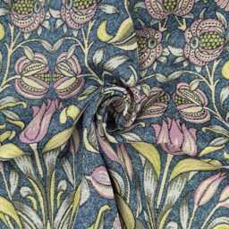 Custom Made William Morris Lily & Pomegranate Jewel Blackout/Lining Curtains 3 - thumbnail 3